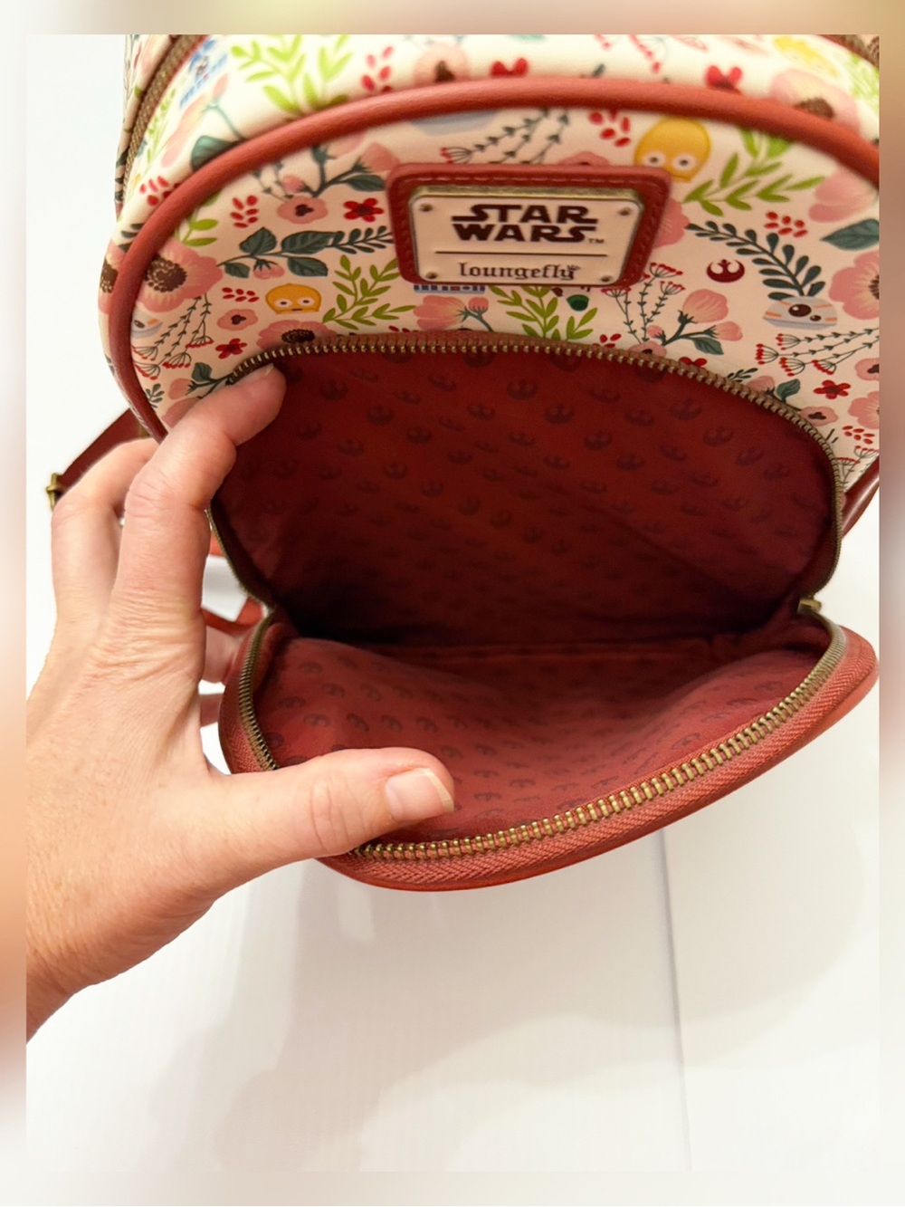 Loungefly Star Wars Floral Mini Backpack - Picture 8 of 16